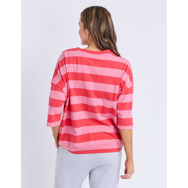 ELM Mazie Block Stripe Sweatshirt image number 1